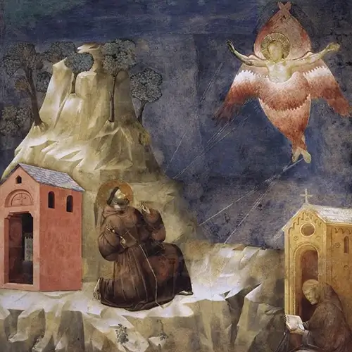 Szent Ferenc Stigmatizációja festményen